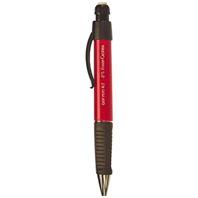 Abbildung von Faber Castell 130734 Druckbleistift GRIP PLUS, Minenstärke: 0,7 mm, brombeer