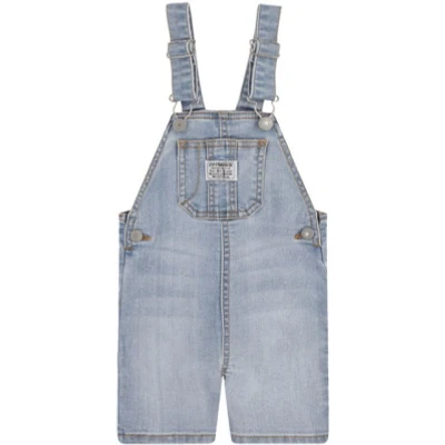 Abbildung von Levi&#039;s Shortall Latzhose für Kinder, Größe: 80, Stone blue denim