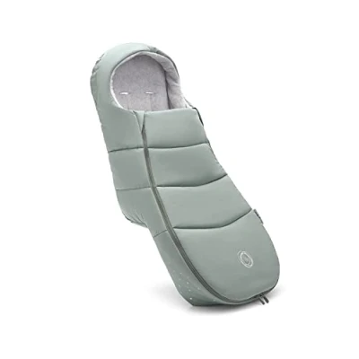 Abbildung von Bugaboo Ganzjahres Fußsack, unverzichtbares Kinderwagen Zubehör für jede Jahreszeit, wasserdichter und atmungsaktiver Fußwärmer, Pine Green