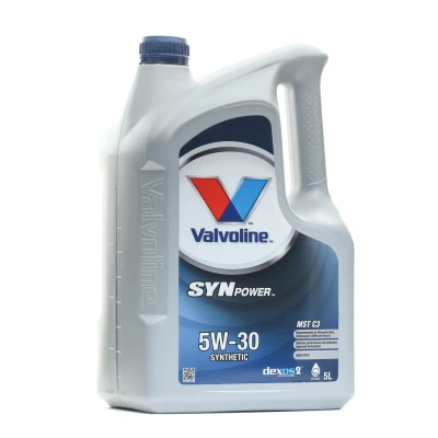 Abbildung von Valvoline Synpower MST C3 5W 30 5l Motoröl 874308 BMW: 3 Compact, Limousine, 5 Touring, MERCEDES BENZ: ML Klasse, C Klasse Vito Bus