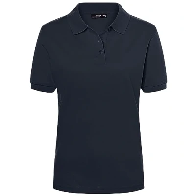Abbildung von James &amp; Nicholson Damenpolo Classic Feines Piqué Poloshirt mit gestrickten Bündchen Farbe: Navy Grösse: M
