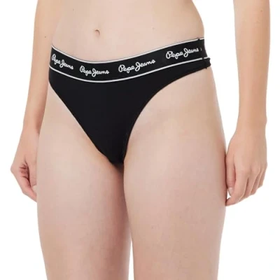 Abbildung von Pepe Jeans String, Damen, Größe: Medium, Black