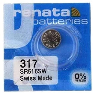 Abbildung von Renata Batterie 317 SR516SW Silber 1,55 V Swiss Made (Renata (SR516SW) …)