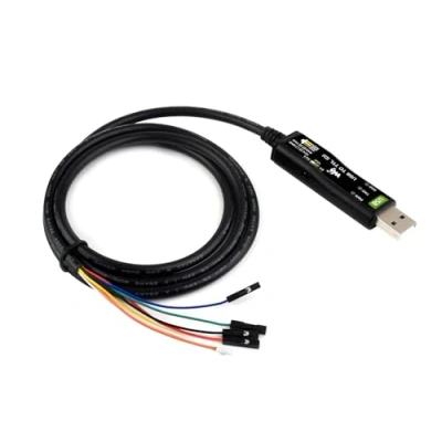 Abbildung von Waveshare Industrial USB to TTL Serial Converter Adapter Cable (D) 3.3V 5V Onboard FT232RNL Chip Suitable for Raspberry Pi 5 Port Debugging