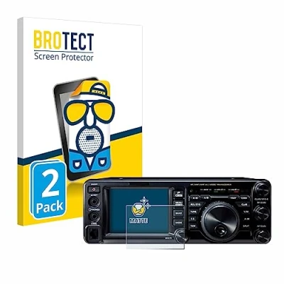 Abbildung von BROTECT Entspiegelungs Schutzfolie für Yaesu FT 991A (2 Stück) Matte Displayschutz Folie, Anti Reflex, Fingerprint