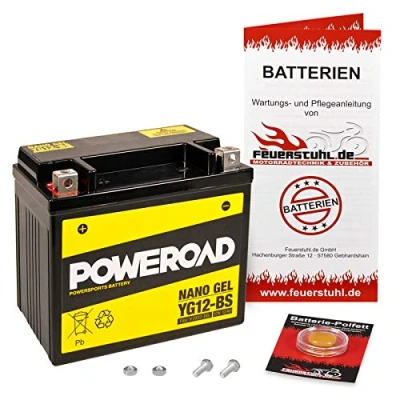Abbildung von Gel Batterie für Kawasaki Zephyr 750, 1991 1995 (ZR750C) wartungsfrei, einbaufertig, startklar, inkl. 7,50 Pfand