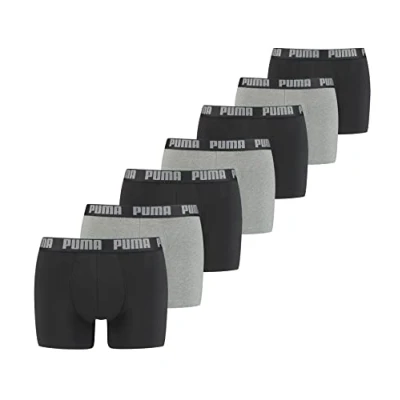Abbildung von Puma 7 PACK Panties Dark grey melange black, Herren, Größe: Medium, black