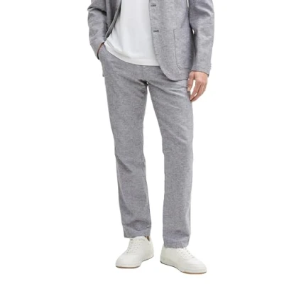 Abbildung von TOM Tailor Regular Stoffhose, Herren, Größe: 38x32, Tarmac grey chambray