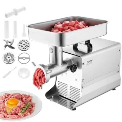 Abbildung von VEVOR Kommerzieller Elektrischer Fleischwolf 9,53kg/Min Wurstfüller 1100W
