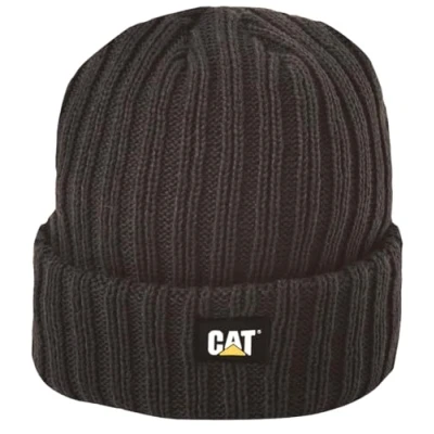 Abbildung von Caterpillar Herren Rib Watch Cap Cat Strickm tze Grob, Schwarz, Einheitsgröße EU