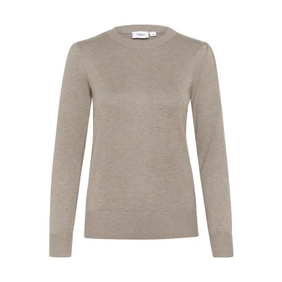 Abbildung von Saint Tropez MILA Strickpullover, Damen, Größe: XS, Atmos melange