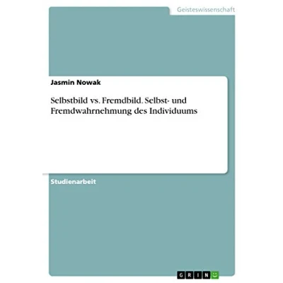 Abbildung von Selbstbild vs. Fremdbild. Selbst und Fremdwahrnehmung des Individuums