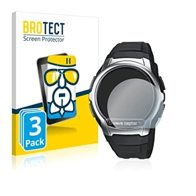 Abbildung von BROTECT Schutzglas für Casio WV 58U 1AV (3 Stück) Schutzfolie Panzer Folie Glas [Extrem Kratzfest 9H, Anti Fingerprint, Ultra Transparent]