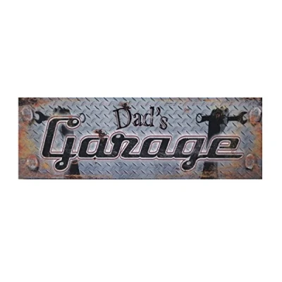 Abbildung von LB H&amp;F Blechschild Papa Garage Schild Metall 36cm Gross Werkstatt Schrauber