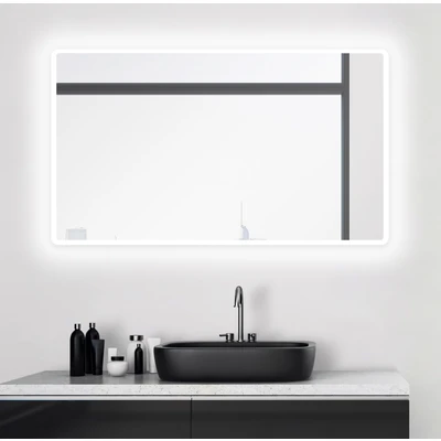 Abbildung von Talos Badspiegel &quot;Moon&quot;, LED Spiegel, Design Lichtspiegel