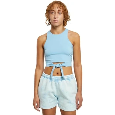 Abbildung von Urban Classics KNOT Top, Damen, Größe: Large, Balticblue