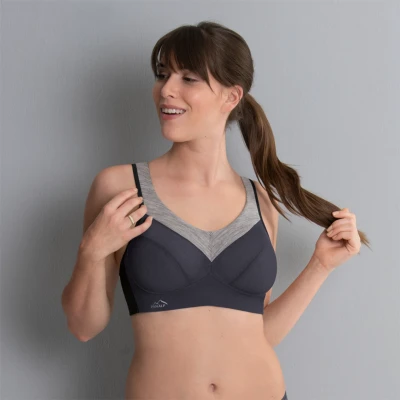 Abbildung von Anita Pan Alp Wool Bra Damen Sport BH (Anthrazit 70A BH) BHs