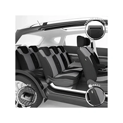 Abbildung von DBS Autositzbezüge nach Maß hochqualitative Fertigung Schnelle Montage Kompatibel mit Airbag Isofix 19390