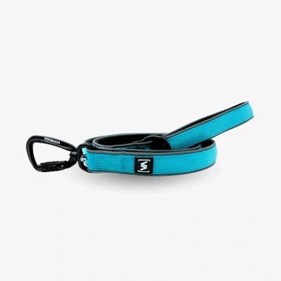 Abbildung von VITOMALIA® 1,20m Easy Go Hundeleine mit Neopren Innenfütterung &amp; Handschlaufe für Hund: Perfekte Leine große Hunde kleine Hunde, strapazierfähig sicher (Türkis)