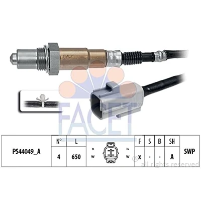 Abbildung von FACET 10.8373 Lambdasonde mit Befestigungsmaterial Made in Italy OE Equivalent beheizt, Planarsonde, Gewinde vorgefettet 4 SUZUKI: SWIFT