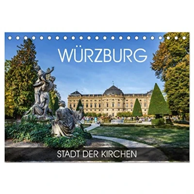 Abbildung von Würzburg Stadt der Kirchen (Tischkalender 2025 DIN A5 quer), CALVENDO Monatskalender