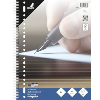 Abbildung von Collegenblock Kangaro A4 liniert 23R 60grs 80 Blatt