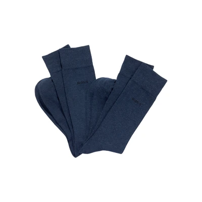 Abbildung von BOSS Businesssocken &quot;2P RS Uni&quot;, (Packung, 2 Paar, 2er Pack), mit eingestricktem Logo Schriftzug