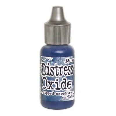 Abbildung von Ranger Distress Oxide Re Inker 14 ml Chipped Sapphire TDR56980 Tim Holtz (10 18)