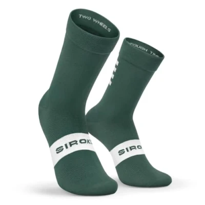 Abbildung von SIROKO Fahrradsocken S1 Green Alpe d&#039;Huez M L Armeegrün