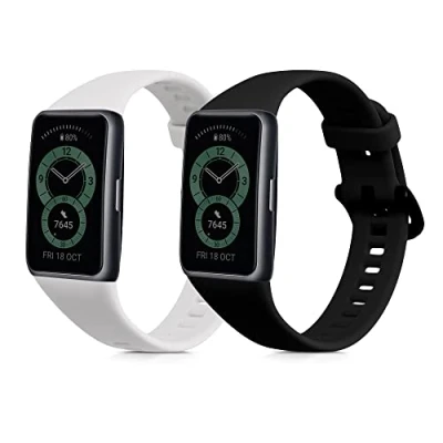 Abbildung von kwmobile 2X Sportarmband kompatibel mit Huawei Band 6 Armband Fitnesstracker Set aus TPU Silikon