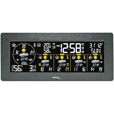 Abbildung von WD3050 Smart Life Wetterstation: Präzise 5 Tage Vorhersagen, App Steuerung, Alarmfunktionen &amp; Mehr Ihr persönlicher Wetterexperte für Zuhause!
