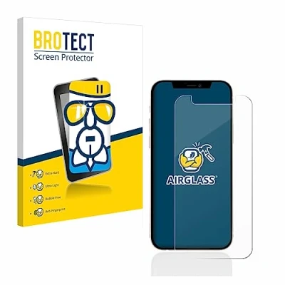 Abbildung von BROTECT Schutzglas für Apple iPhone 12 mini Schutzfolie Panzer Folie Glas [Extrem Kratzfest 9H, Anti Fingerprint, Ultra Transparent]
