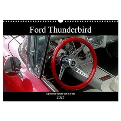 Abbildung von Ford Thunderbird (Wandkalender 2025 DIN A3 quer), CALVENDO Monatskalender