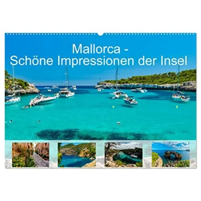 Abbildung von Mallorca Schöne Impressionen der Insel (Wandkalender 2025 DIN A2 quer), CALVENDO Monatskalender