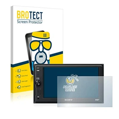 Abbildung von BROTECT Entspiegelungs Schutzglas für Sony XAV AX1005DB Schutz Folie Panzerfolie Glas Matt [Extrem Kratzfest 9H, Anti Reflex, Fingerprint]
