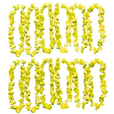 Abbildung von UV Floor 3700817022635 hawaiianische Halskette, Gelb, one size