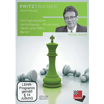 Abbildung von Die Französische Verteidigung Strukturen, Taktik und Pläne Band 1: Fritztrainer interaktive Videoshachkurse (Fritztrainer: Interaktives Video Schachtraining)