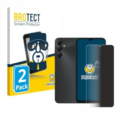 Abbildung von BROTECT (2 Stück Anti Spy Blickschutzfolie für Samsung Galaxy A05s Privacy Screen Protector [Displayschutz Folie, Sichtschutz, Blaulichtfilter]