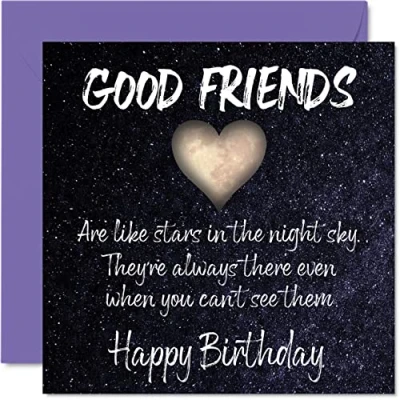 Abbildung von Special Birthday Cards for Friend Friends Like Stars Happy Card from Bestie, Gifts, 145 mm x Friendship Greeting Gift Bestfriend