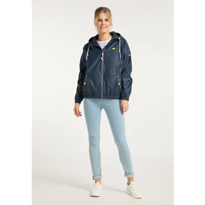 Abbildung von SCHMUDDELWEDDA Damen Regenjacke XS / Marine 100% Polyester