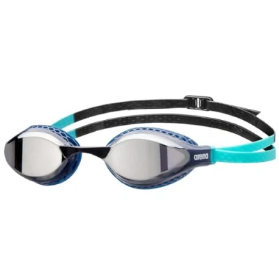 Abbildung von arena Unisex Adult AIR Speed Mirror Schwimmbrillen, Silver/Navy/Water, One Size