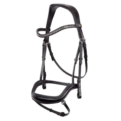 Abbildung von BR Zaumzeug Stanley Cob Schwarz / Silber