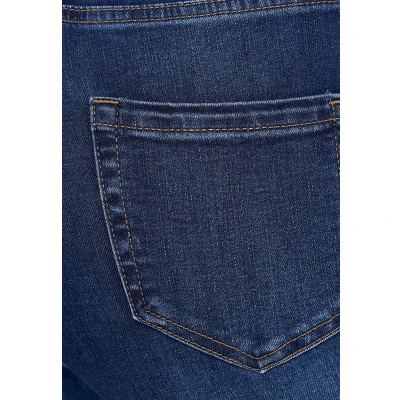 Abbildung von Elara Super High Waist Damen Hose Chunkyrayan EL12D1 Dunkelblau 46 (3XL)