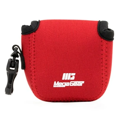 Abbildung von MegaGear MG1313 GoPro Hero 7, 6, 5, Sony DSC RX0 Ultraleichte Kameratasche aus Neopren Rot