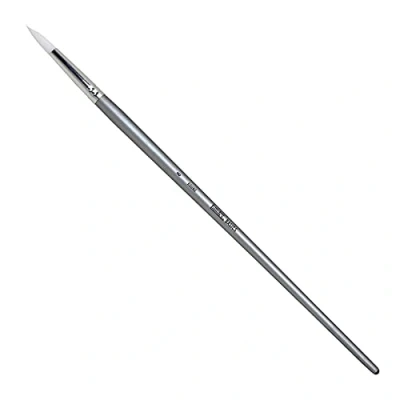 Abbildung von Liquitex 6921008 Basics Pinsel, Synthetikpinsel für Acrylfarben, langlebig, robust und formstabil Rundpinsel Nr. 8