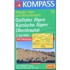 Abbildung von Gailtaler Alpen Karnische Alpen: Mit Kurzführer und Radwegen. 1:50000 (KOMPASS Wanderkarte)