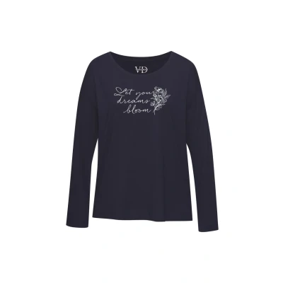 Abbildung von Vivance Dreams Pyjamaoberteil, mit Frontdruck