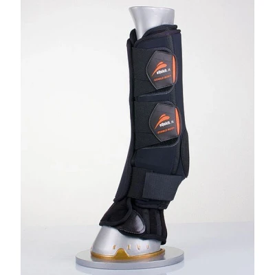 Abbildung von eQuick Transportgamaschen Stable Boots Classic Front Schwarz L