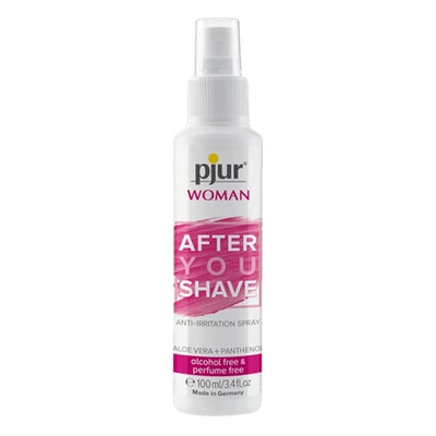 Abbildung von pjur Intimpflege WOMAN After You Shave Spray for Intimate Areas Flasche mit 100ml, hautschonendes für den Intimbereich