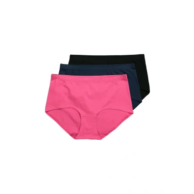 Abbildung von Ulla Popken 3 PACK OF Hipster Slip, Damen, Größe: 42/44, Black